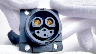 2+4P Lithium Battery Connector Harness - Straight Head Self-Locking