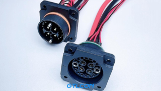 4+12P stacked connector battery pack connector