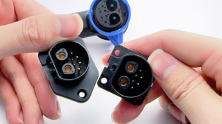 IP67 Waterproof Plug Connector M25 2+6 Pin Male Female Cable Panel Mount Male Cable Assembl